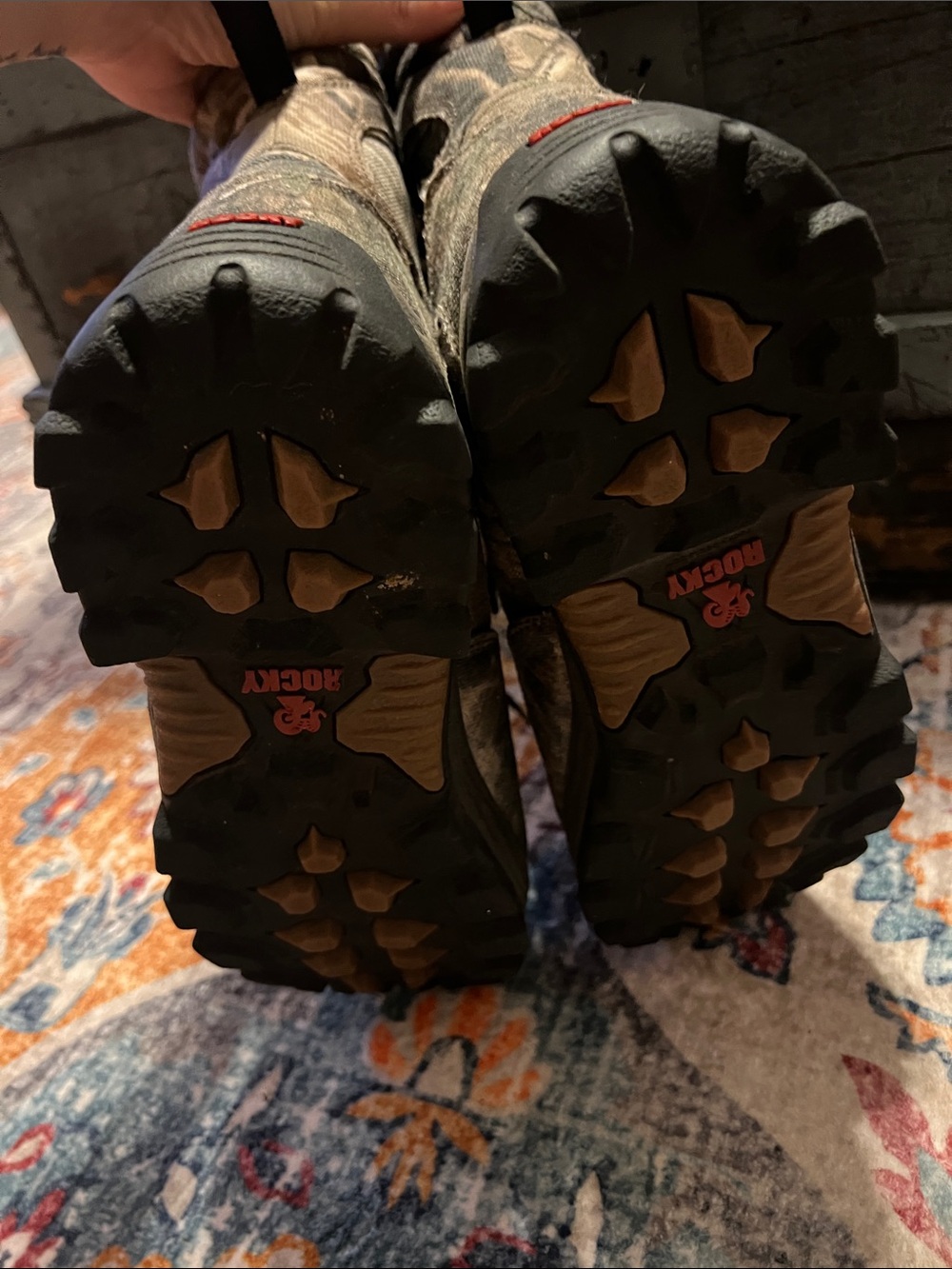 Rocky Camo Lace-Up Waterproof Hunting Boots Men's Size 7 or Women's Size 9 - Picture 7 of 7